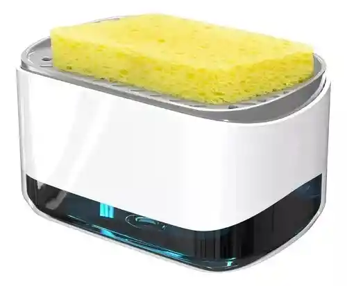 Dispensador De Jabón Para Cocina Hogar Con Jabonera