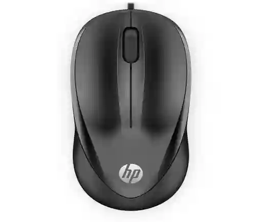 Mouse Hp Alámbrico Óptico 1000 Negro