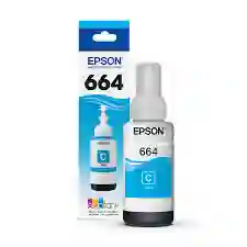 Botella De Tinta Epson Cyan T664