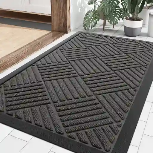Tapete Smiry Para Puerta Delantera Exterior Antideslizante