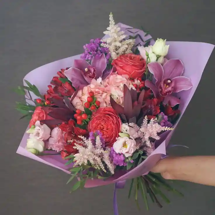 Bouquet De Mix De Flores Colorido
