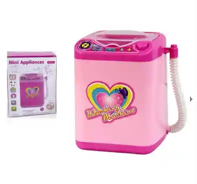 Mini Lavadora Brochas Portatil Juguete Niña Funcional