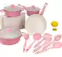 Set Cocina Ollas Sarten Utensilios Antiadherentes Batería