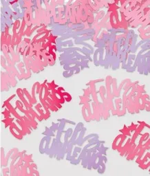 Confetti Metalizado Feliz Cumpleaños Niña