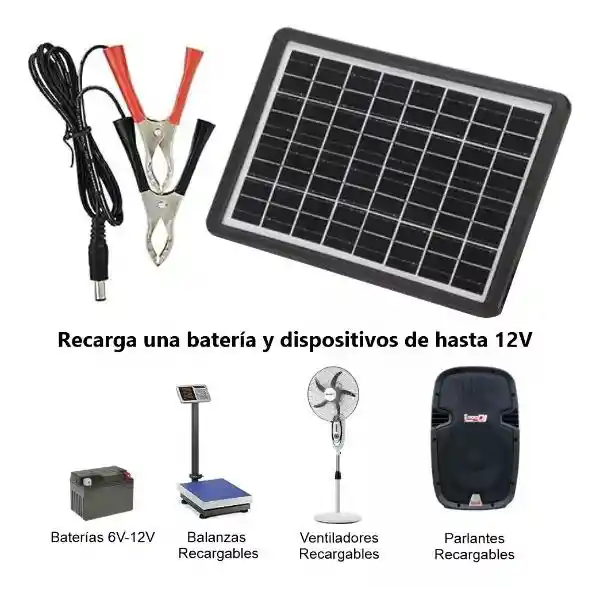 Panel Energia Solar Multifuncional Cargador Multi Dispositivos