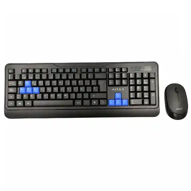 Combo De Teclado Y Mouse Inalamrico Conexion 2.4ghz M-900