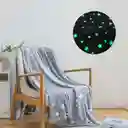 Manta Cobija Luminosa Brilla En La Oscuridad 120 X 160 Cm - Gris