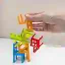 Juego De Mesa Apilar Sillas Torre 42 Pcs Colores Chair Stack