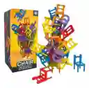 Juego De Mesa Apilar Sillas Torre 42 Pcs Colores Chair Stack