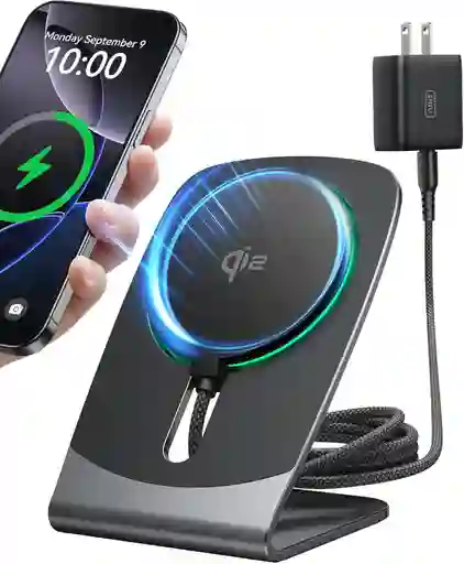 Cargador Magnetico Soporte Inalambrico 15w Iniu Para Iphone