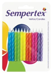 Velita Espiralada Tropical X 24 Unds