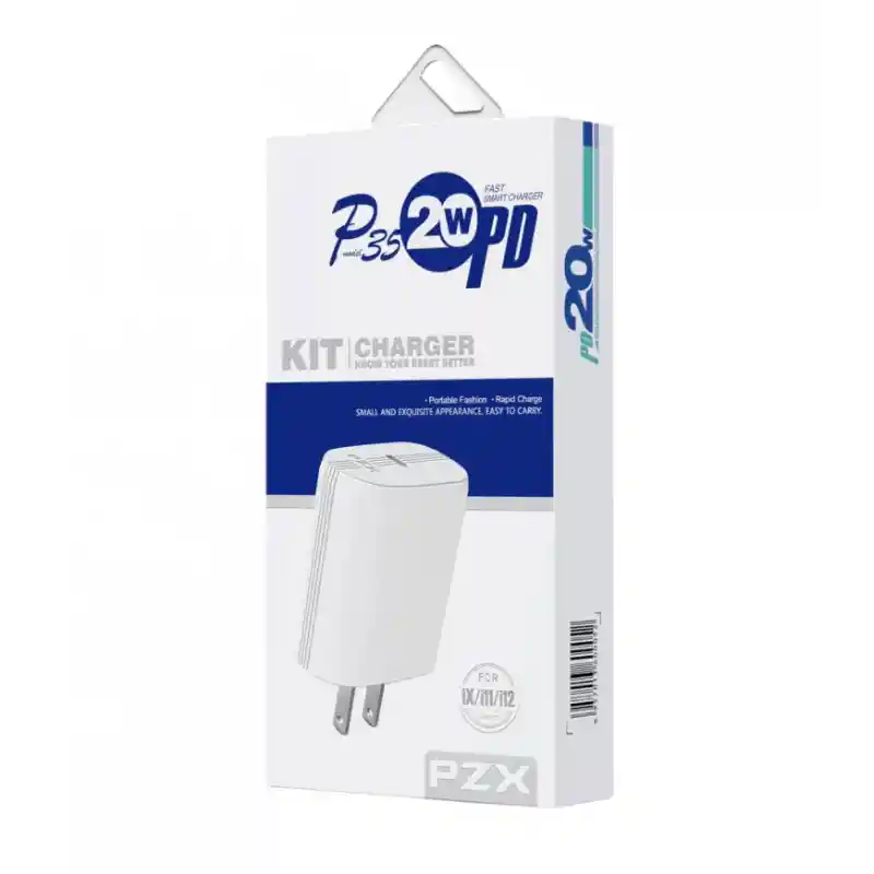 Cargador Carga Original Tipo C A Tipo C Pzx 20w Fast Smart Charger Pd