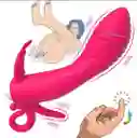 Vibrador Funda 3 En 1 Anal Clitorial Y Vagibal Con Bala Extraible
