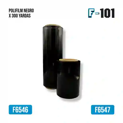 Polifilm Negro 15 Cm X 300 Yardas (papel Chicle)