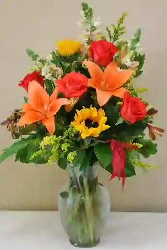 Jarron De Mix De Flores