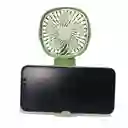 Ventilador De Mano Con Soporte Para Celular