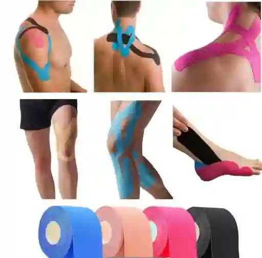 Cinta Kinesiología Recuperación Muscular Rollo De Formación