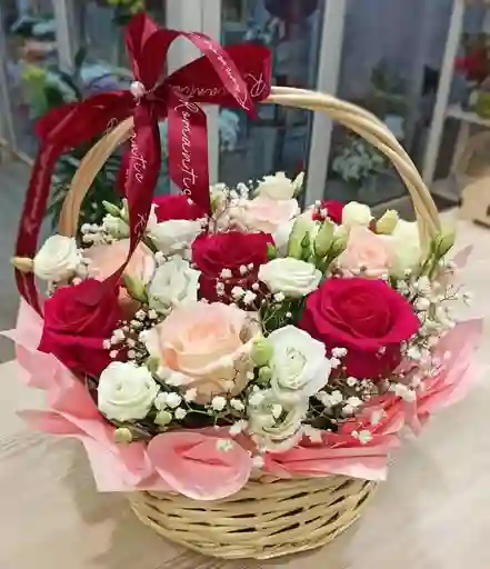 Canasta De Rosas