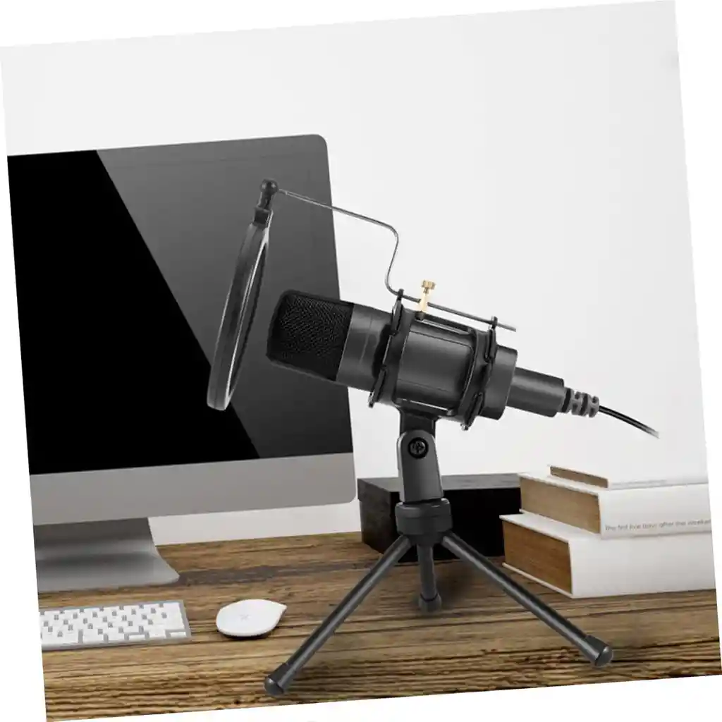 Micrófono Condensador Para Streaming, Podcast Y Grabación