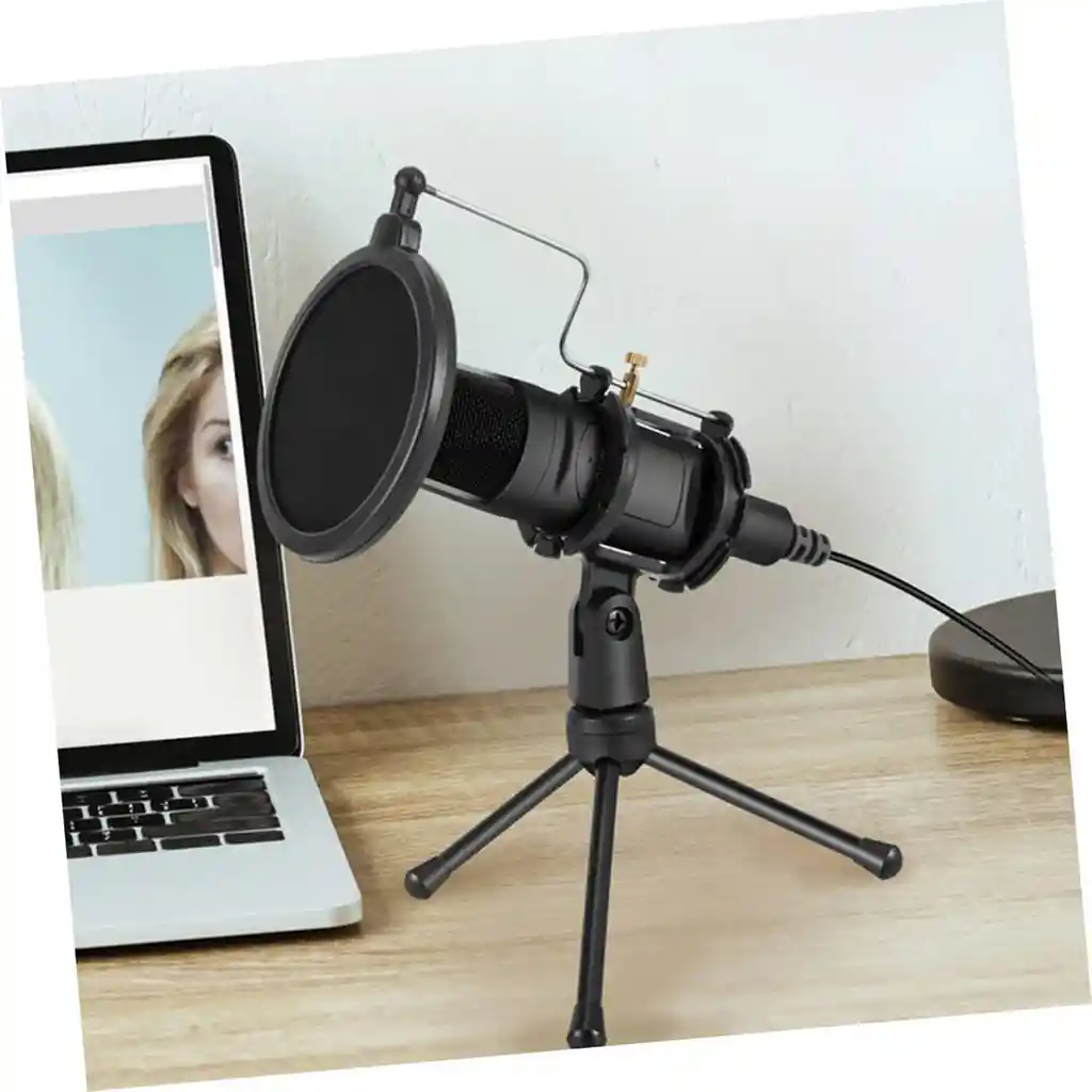 Micrófono Condensador Para Streaming, Podcast Y Grabación