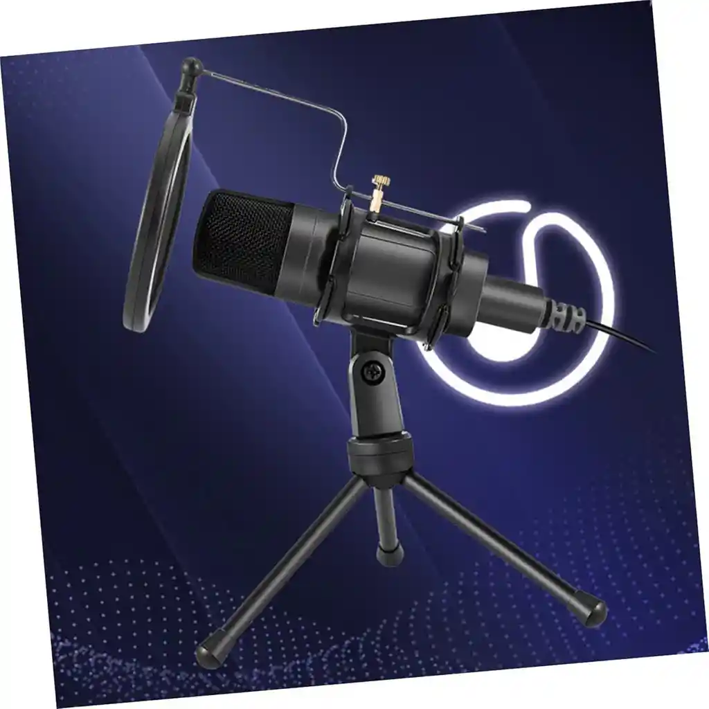 Micrófono Condensador Para Streaming, Podcast Y Grabación