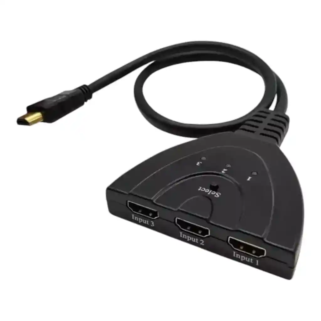 Multiplicador De Puertos Hdmi De 3 Puertos Lj-21 Hdkvm3*1