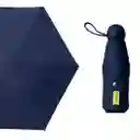 Sombrilla Azul Mini Paraguas De Bolsillo Con Funda Y Filtro Uv
