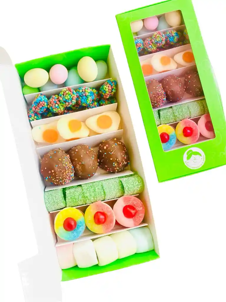 Caja Dulcera Peru Con Gomitas, Almendras, Mamelos, Cintas Y Mas - Regalo Feliz Dia - Dia Del Niño - Regalo Feliz Cumpleaños
