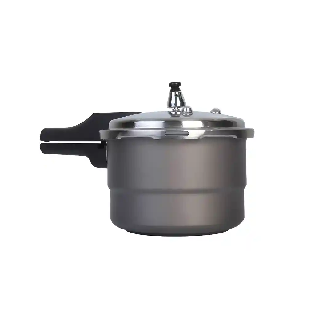 Olla A Presion 5.6l Anodizado Home Elements Color Negro