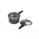 Olla A Presion 5.6l Anodizado Home Elements Color Negro