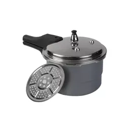 Olla A Presion 5.6l Anodizado Home Elements Color Negro