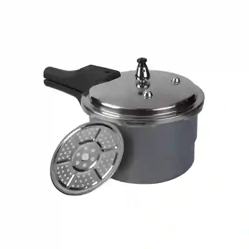 Olla A Presion 5.6l Anodizado Home Elements Color Negro