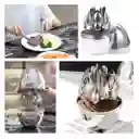 Kit De Cubiertos Con Estuche - Elegancia En Huevo Dorado