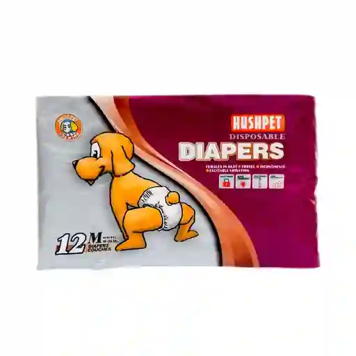 Pañales Desechables 12 Und - Talla M