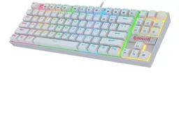 Teclado Redragon Gamer Kumara Rgb K552rgb Blanco Switch Rojo