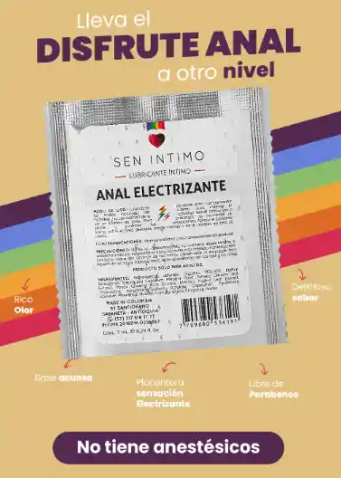 Lubricante Anal Electrizante Sachet X 7 Ml