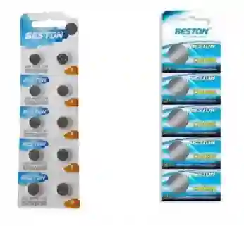 Pila Beston Ag10-lr1130 Cilíndrica - Pack De 10 Unidades