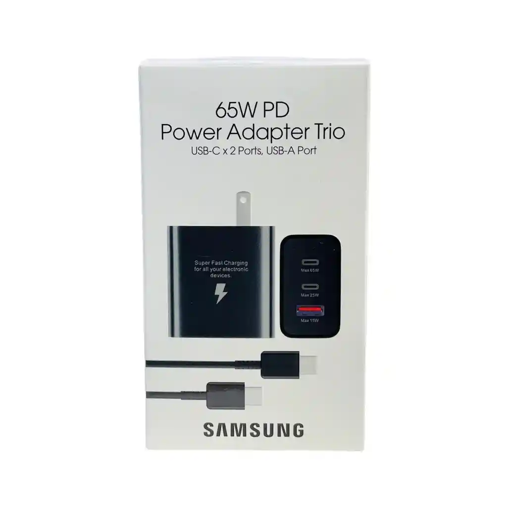 Cargador Samsung 65w Trio