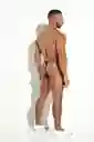 Talla Xl Bali Middle Thong Tanga Hilo Hombre Negro Microfibra Blokes