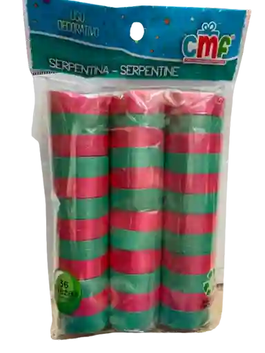 Serpentina - Rojo Y Verde X 1 Paq