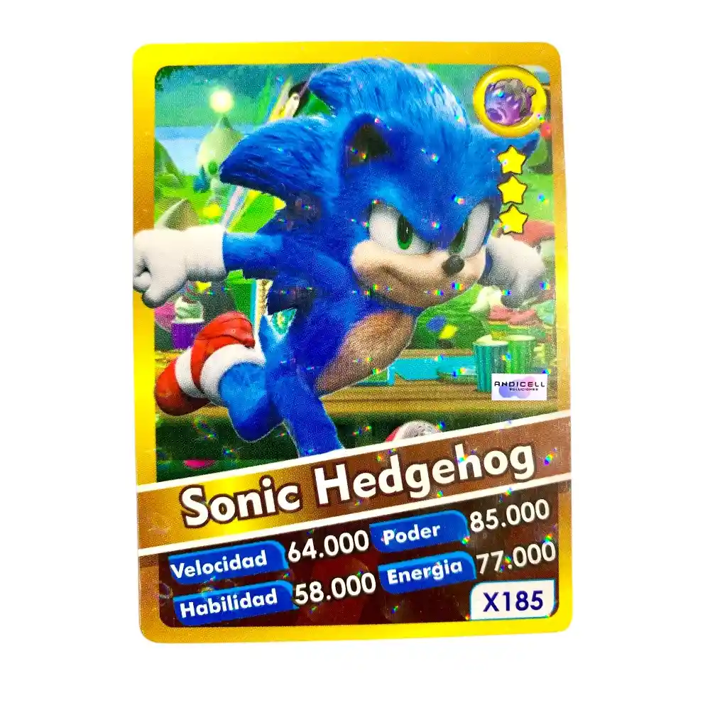 150 Cartas De Juego Sonic 3 The Hedgehog