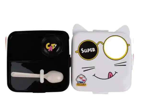 Lonchera De Gatico Con Gafas