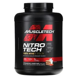 Nitrotech Whey Gold Muscletech 5 Lb Strawberry