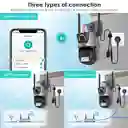 Cámara De Seguridad Ptz Doble Lente Alarma Inteligente Wifi