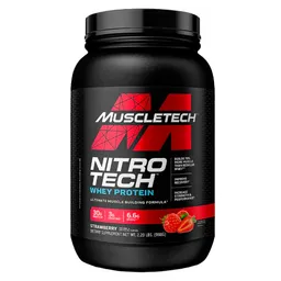 Nitro Tech Whey Protein 2 Lb Strawberry