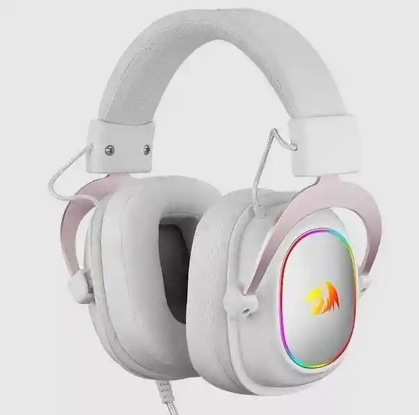 Diadema Redragon Usb Zeus-x H510 Rgb Virtual 7.1 Blanco