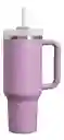 Termo Vaso Conserva Temperatura 1.2 L Acero Inoxidable Con Pitillo Lila Innovo Flask