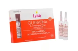 Lehit Ampolla Tratamiento Acondicionador Capilar Con Queratina Y Germen De Trigo Provitamina B5