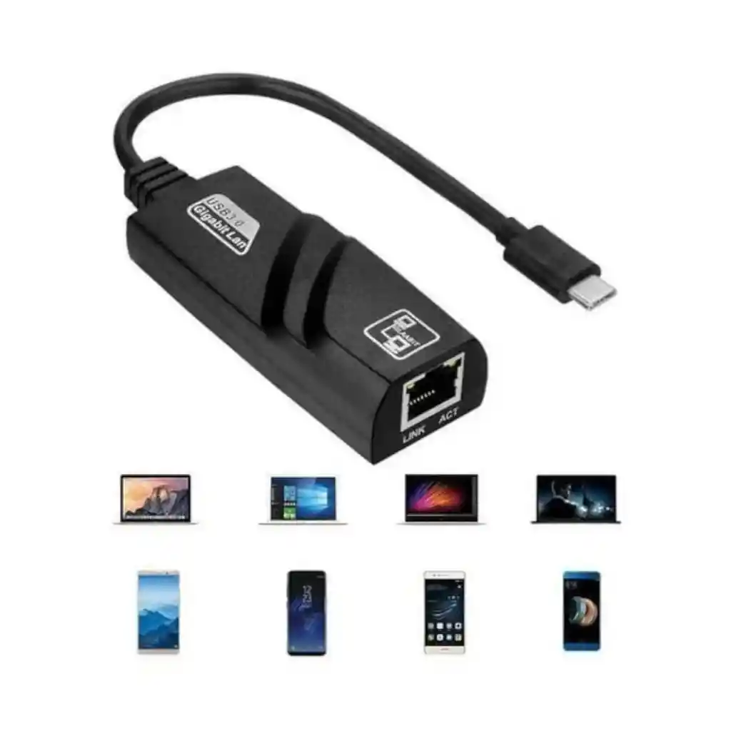 Adapatador Para Internet Lan A Type C Lj-40 Adp
