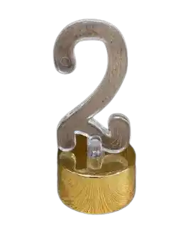 Numero 2 Led Para Torta